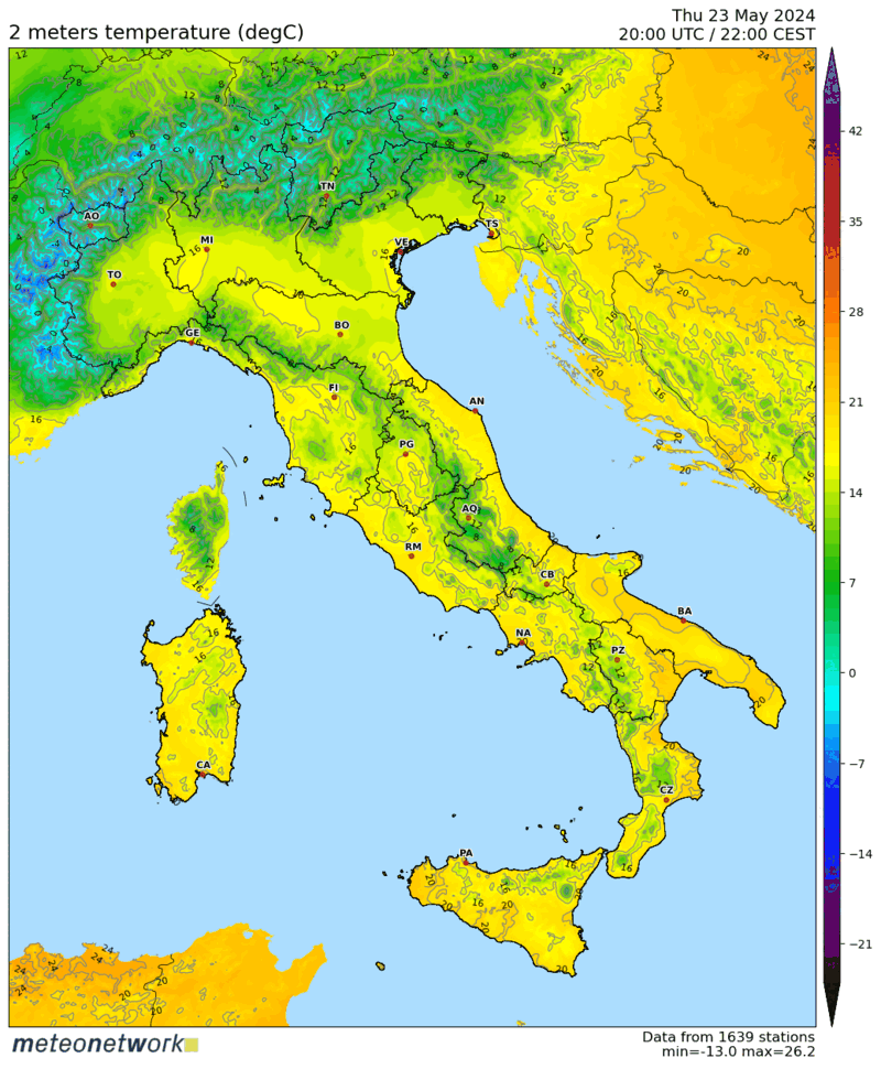 Animazione Dati Meteo 2024-05-02 temp_italia