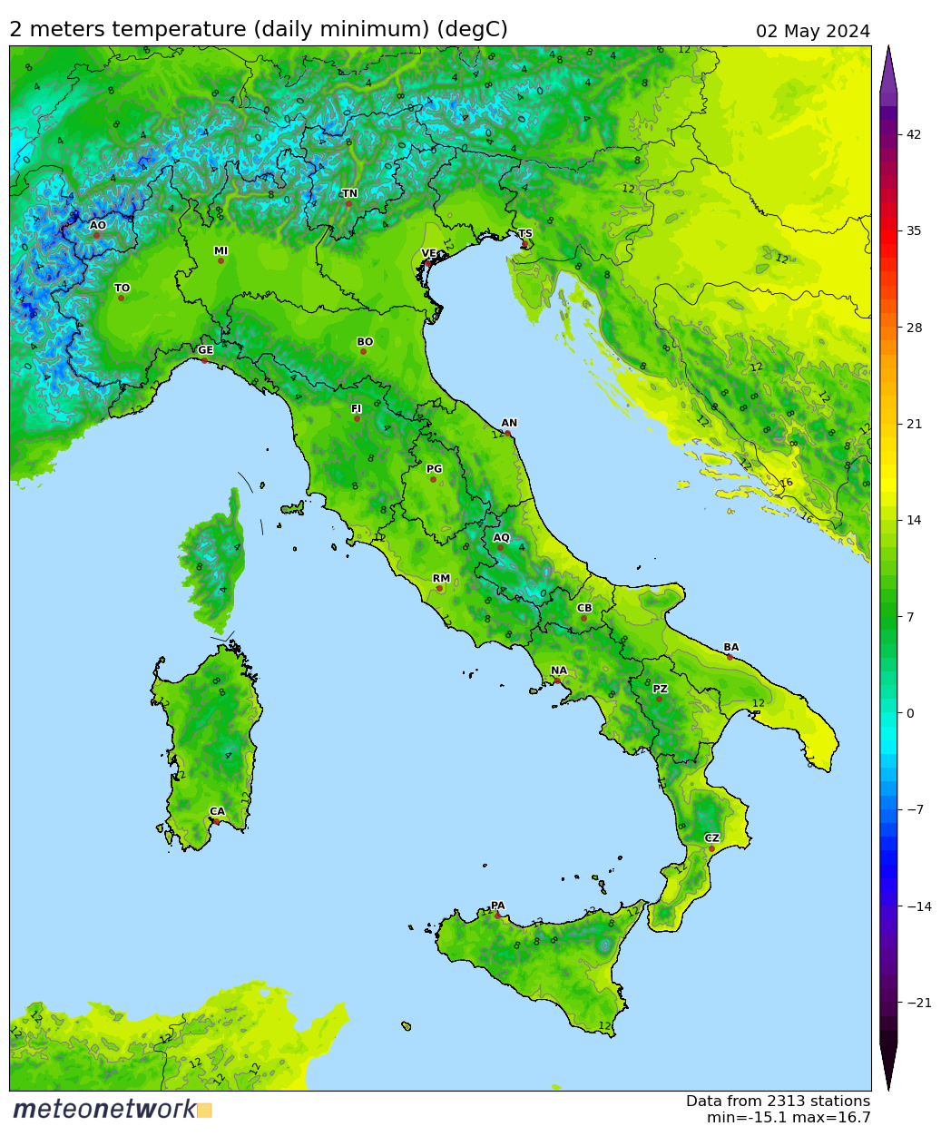 Dati Meteo 2024-05-02 temp_min_italia
